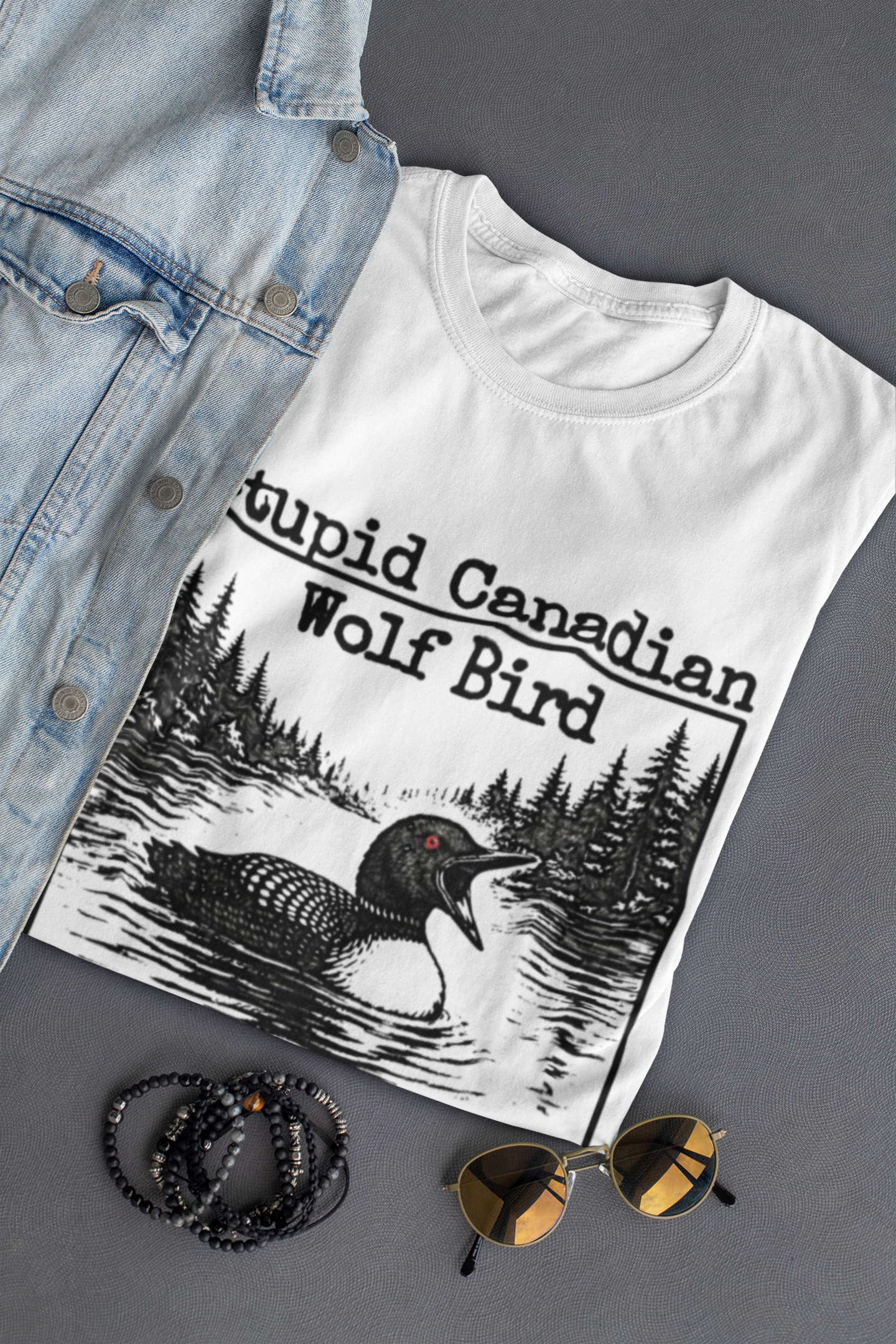 HEATED RIVALRY SHIRT: STUPID CANADIAN WOLF BIRD