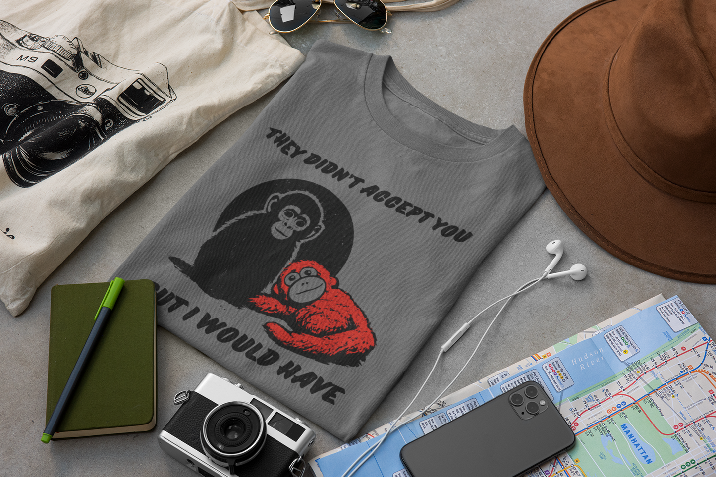 PUNCH THE BABY MONKEY SHIRT: T.D.A.Y. B.I.W.H