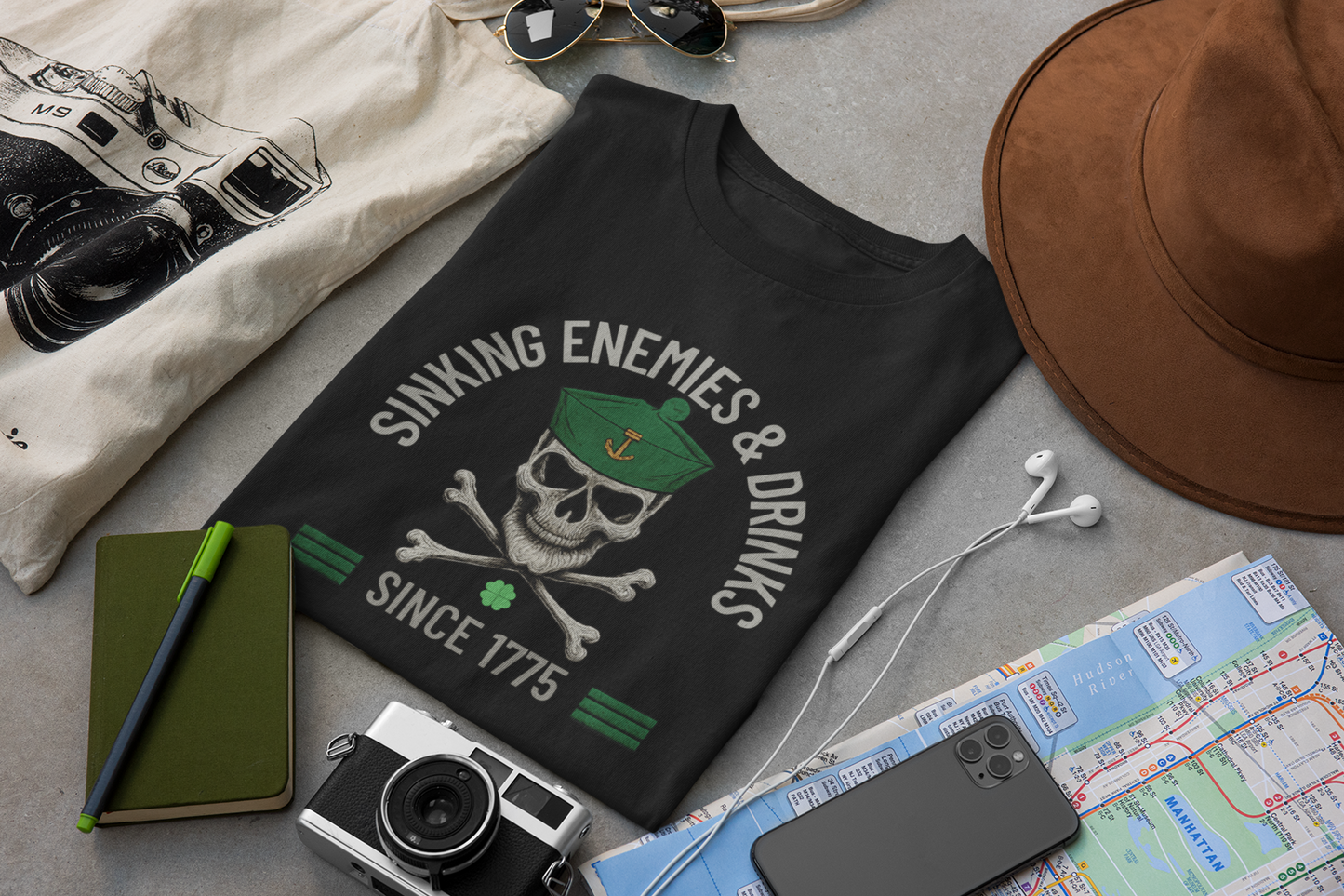 SAINT PATRICK DAY SHIRT: SINKING ENEMIES & DRINKS