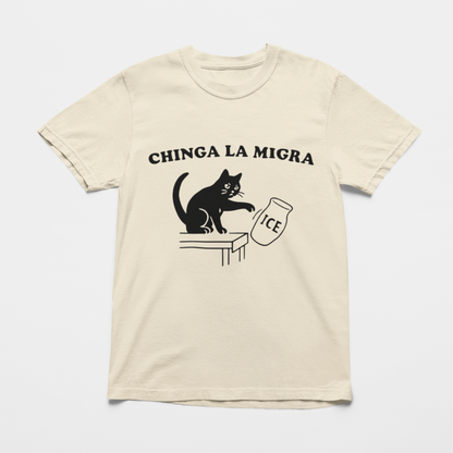 NO ICE SHIRT: CHINGA LA MIGRA