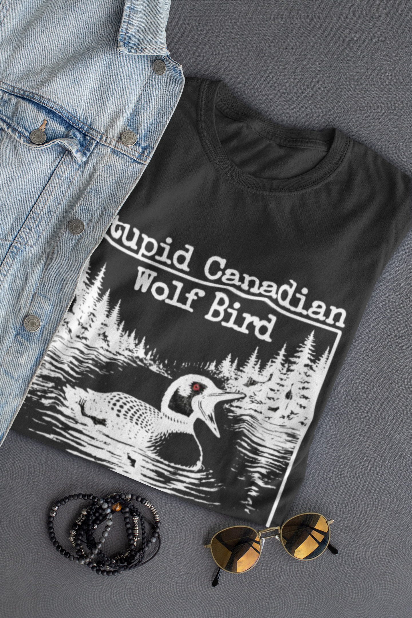 HEATED RIVALRY SHIRT: STUPID CANADIAN WOLF BIRD