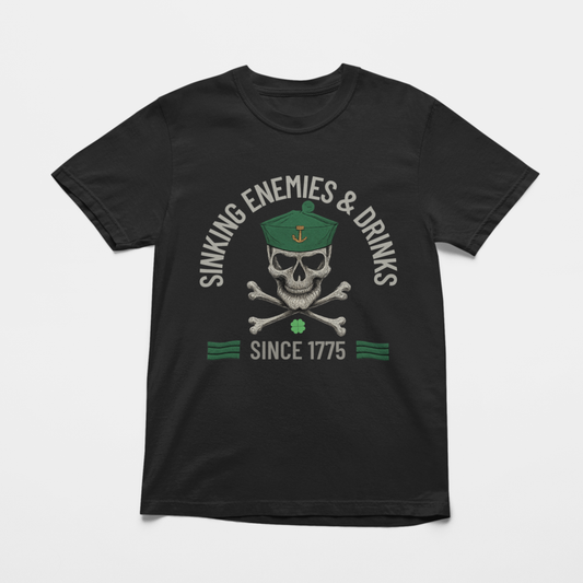 SAINT PATRICK DAY SHIRT: SINKING ENEMIES & DRINKS