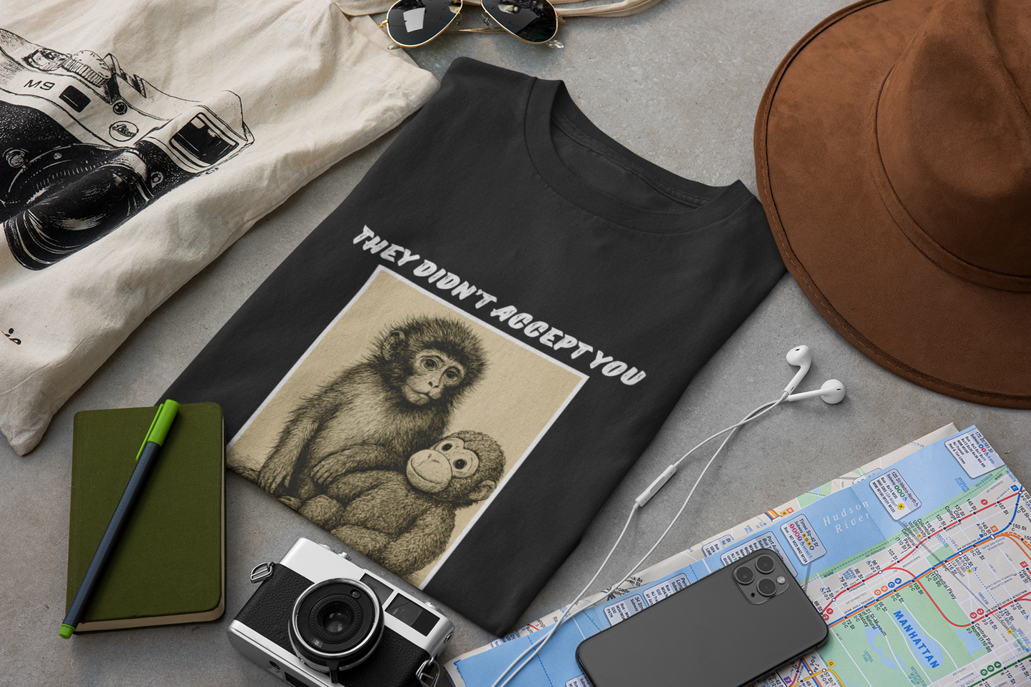 PUNCH THE BABY MONKEY SHIRT: T.D.A.Y. B.I.W.H